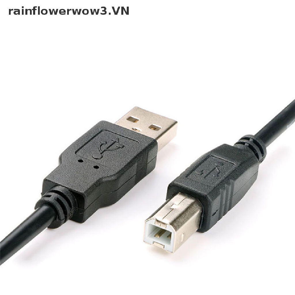 【Hot】 USB 2.0 A Male to B Male M/M Data Transfer Cable Cord Adapter for Printer （L）