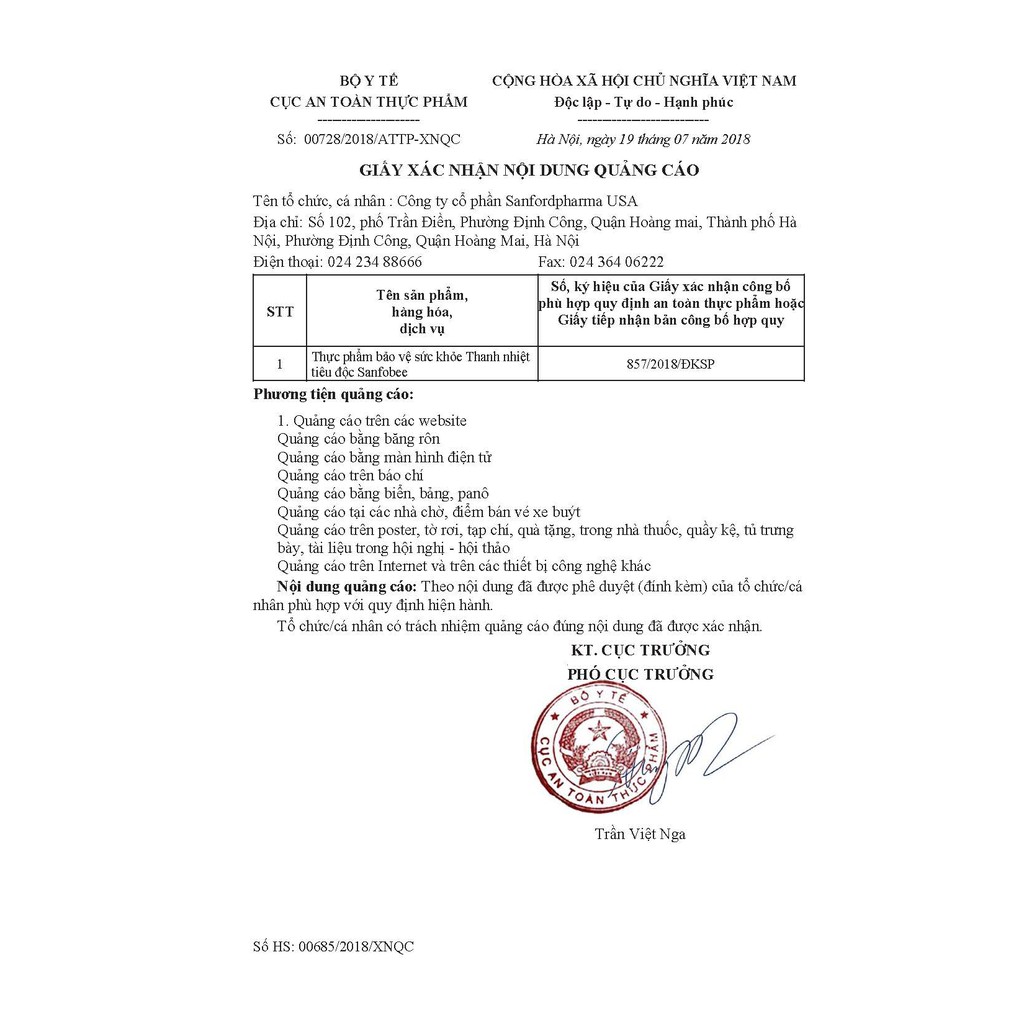 Thanh nhiệt tiêu độc sanfobee | BigBuy360 - bigbuy360.vn