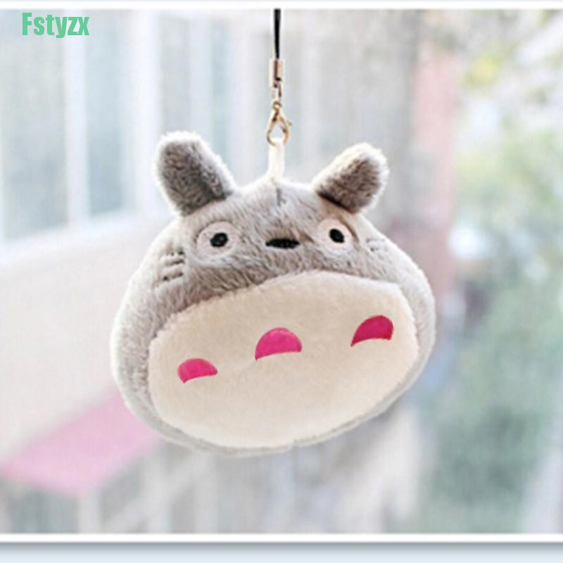 fstyzx 10CM Totoro Pendant Plush Stuffed DOLL TOY ; Decor Wedding Bouquet TOY Gift DOLL