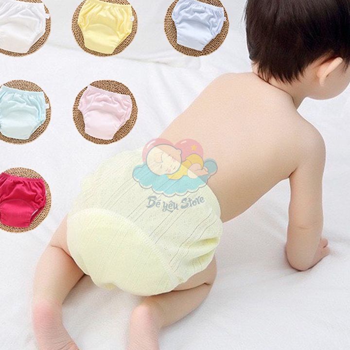 Bỉm vải cho bé 6 lớp cao cấp, thấm hút tốt, chất liệu vải mềm mịn, thoáng mát, chống hăm dành cho các bé từ 4-18kg