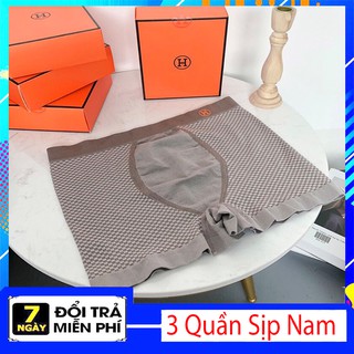 Hộp 3 quần lót đùi nam - quần sịp hm cao cấp 100% thoáng khí,co giãn 4 chiều - wonter