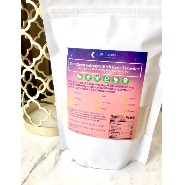 (Eat-Clean Tăng Nội Tiết Tố Nữ) 500G Bột Ngũ Cốc Dinh Dưỡng Eat-Clean Tăng Nội Tiết Tố Nữ Từ 20 Loại Hạt & Đậu