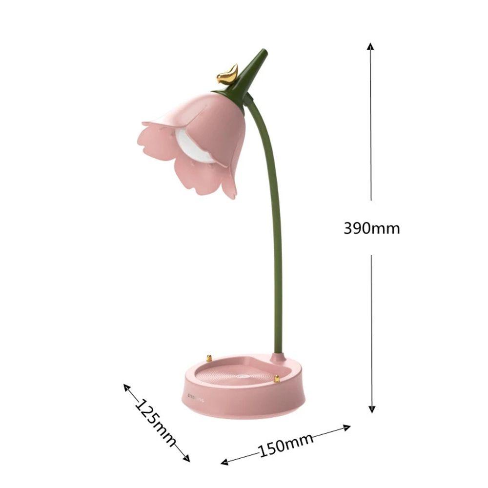 Đèn LED Để Bàn Ba Màu Thông Minh Bảo Vệ Mắt Sáng Tạo Có Thể Gấp Gọn Và Sạc Lại Bằng Cổng USB Dành Cho Phòng Ngủ