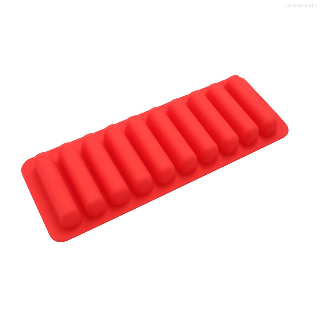 Khuôn Silicone Làm Kem 10 Ngăn An Toàn Có Thể Tái Sử Dụng Tiện Lợi Cho Nhà Bếptool01