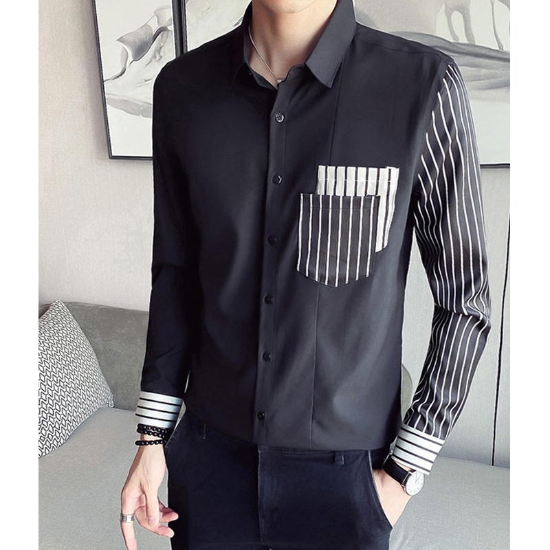 Áo sơ mi Nam, Áo sơ mi dài tay chất liệu Cotton, lịch lãm, trẻ trung, năng động, cảm giác thoải mái cho người măc. N23