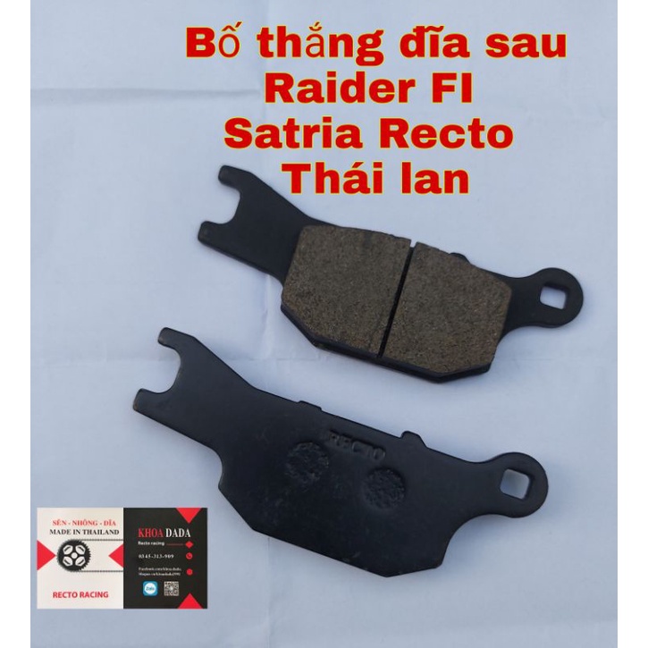 Bố thắng đĩa sau Raider FI Recto, thái lan.