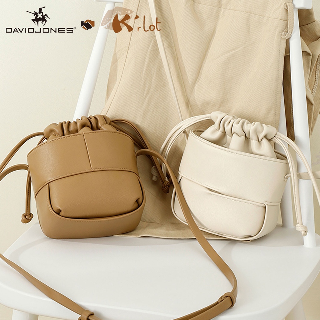 Túi Da PU Đeo Chéo Mini In Họa Tiết David Jones Sub Dành Cho Tuổi Teen