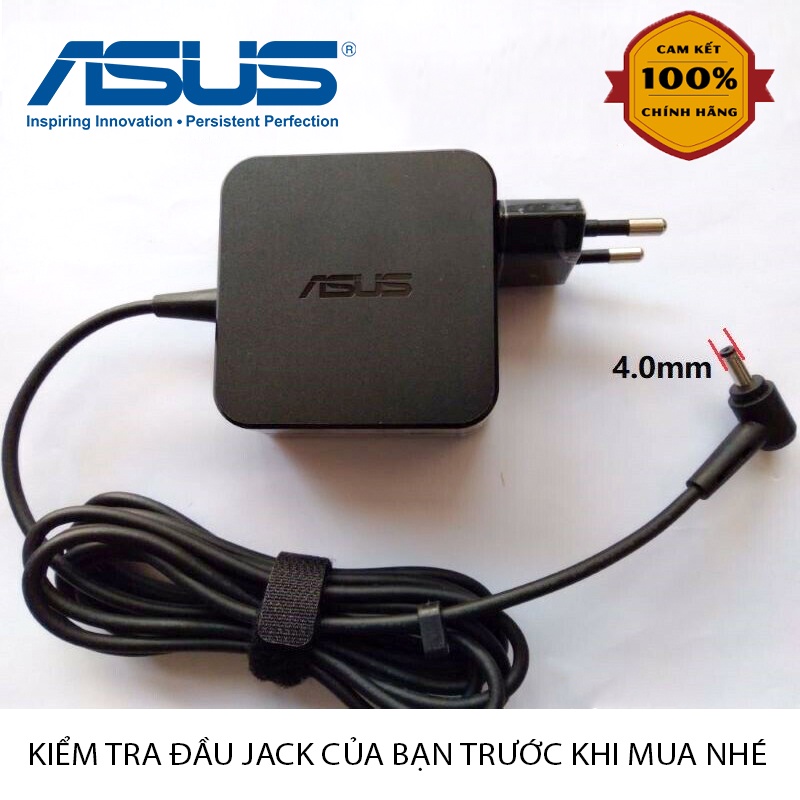 [CHÍNH HÃNG 100%] Sạc Laptop Asus AD2066020  19V - 2.37A  (TYPE 010LF) Sạc chân tròn nhỏ cho ASUS X453 X553 E402 E502 X4