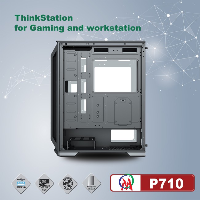 Vỏ Case Máy tính VSP P700 / P710 ThinkStation Chuẩn Full ATX (Mặt Lưới) Siêu làm mát cho PC GAMING | BigBuy360 - bigbuy360.vn