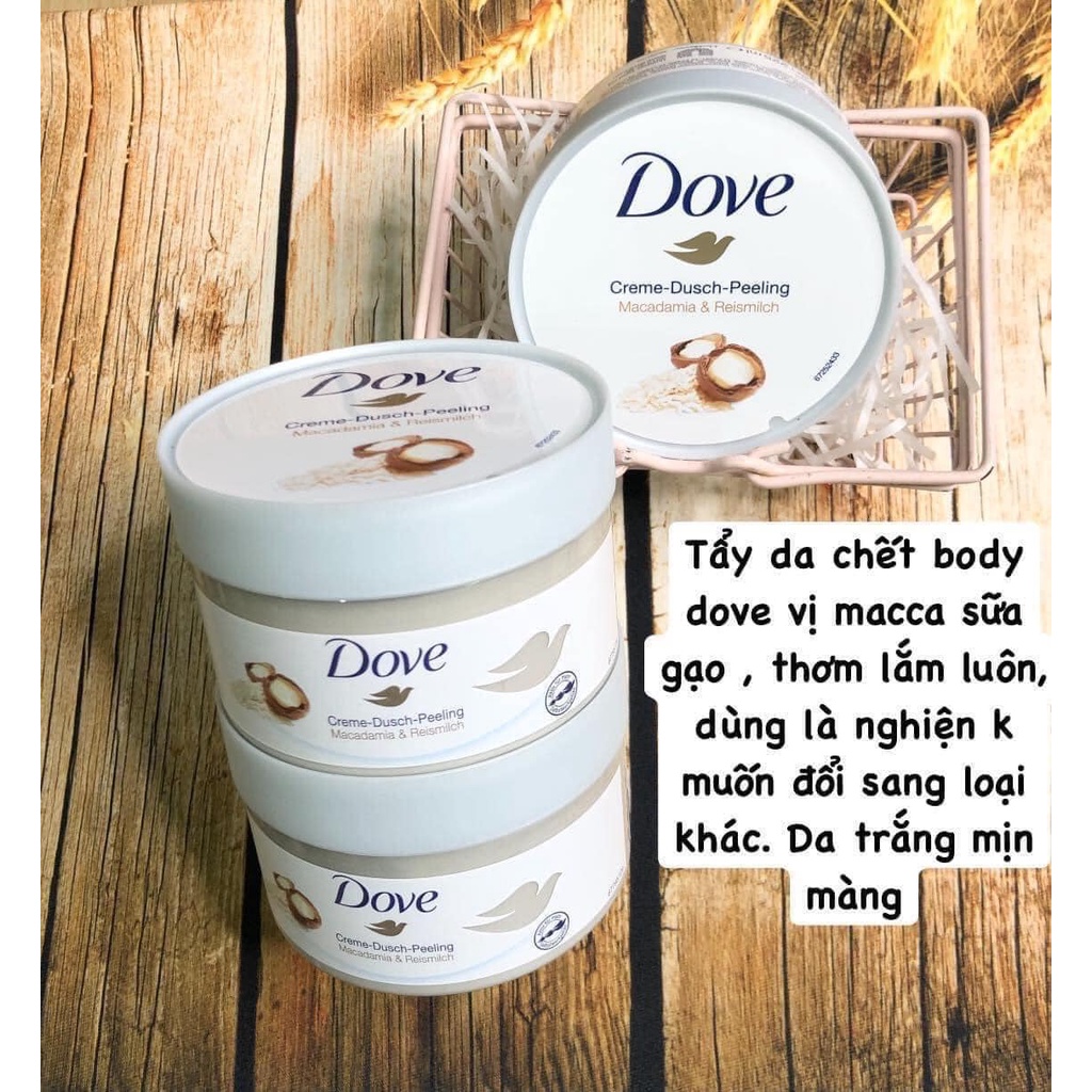 Tẩy Da Chết Toàn Thân Body Dove Bản Đức 225ml