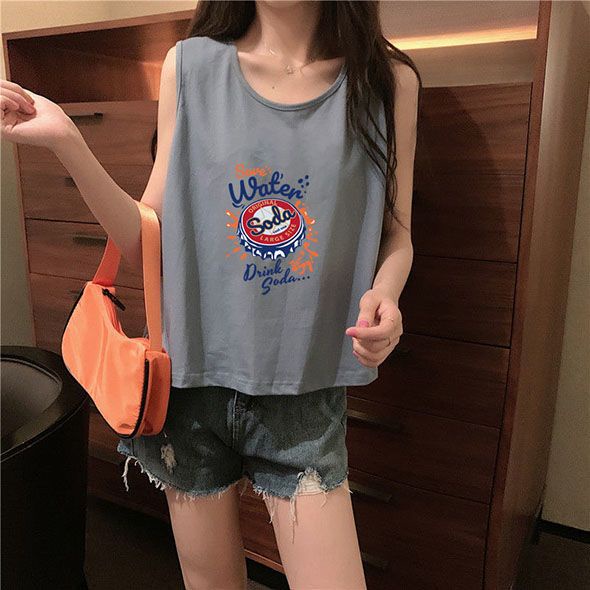 Áo Thun Ba Lỗ Dáng Rộng Thời Trang Mùa Hè 2022 Dành Cho Nữ