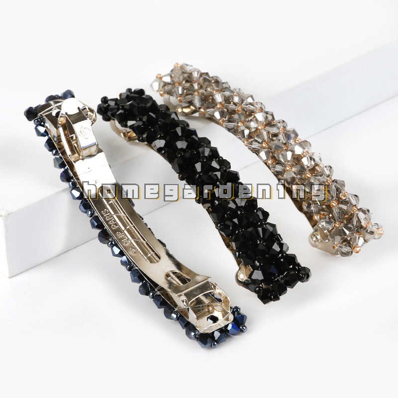 Kẹp Tóc Đính Đá Pha Lê Thanh Lịch Cho Nữ