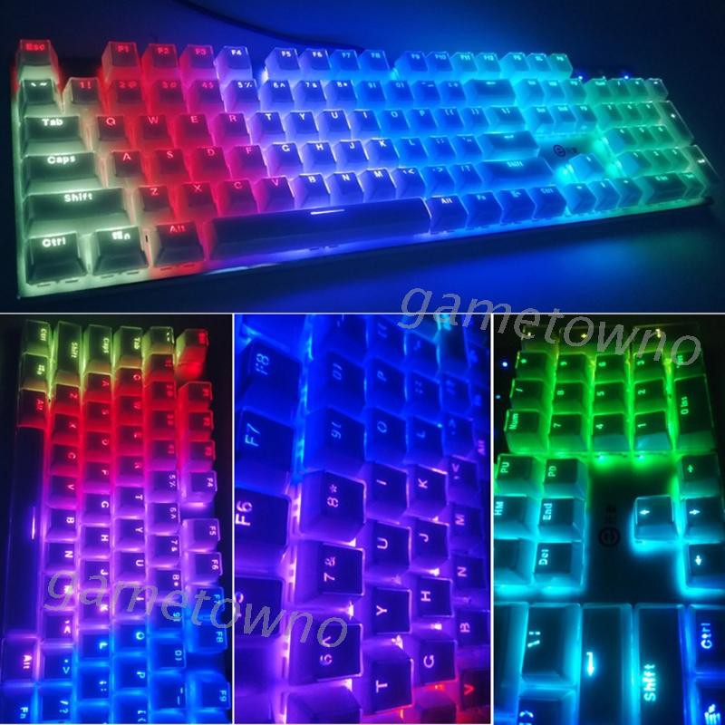 Nút Bàn Phím Cơ 12 Phím Pbt Trong Suốt Có Thể Tháo Rời