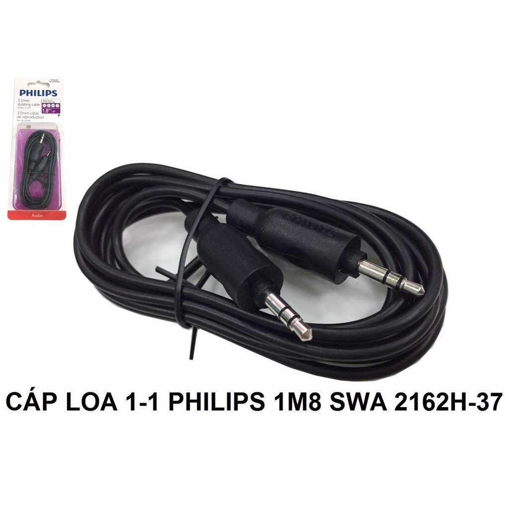 Cáp loa 1 đầu 3 ly ra 1 đầu 3 ly 1-1 1.8m SWA 2162H/37