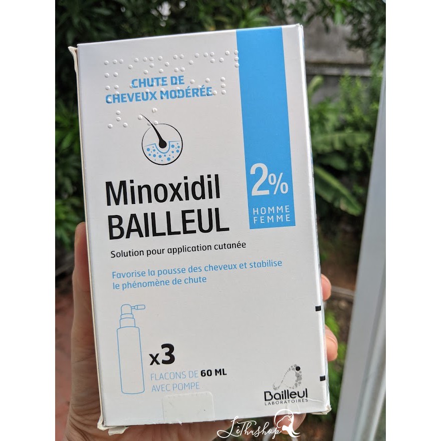 [Nội địa Pháp] Xịt MINOXIDIL - giảm rụng tóc ngăn ngừa hói, kích thích mọc tóc date 5_2024