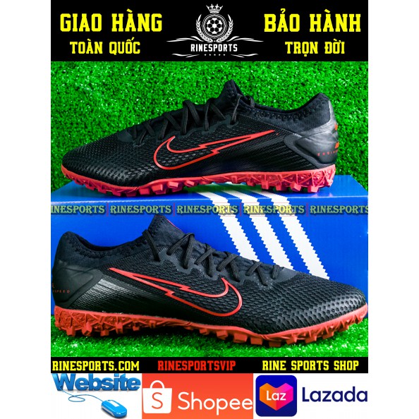 (HÀNG THAILAND) GIÀY BÓNG ĐÁ SÂN CỎ NHÂN TẠO Mercurial Vapor 13 Pro đen TF.CAM KẾT Y HÌNH-CAM KẾT HÀNG