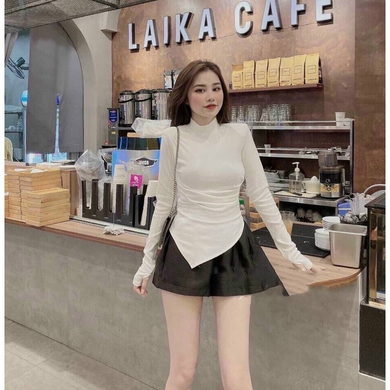 ÁO CỔ TRỤ TÀ NHỌN