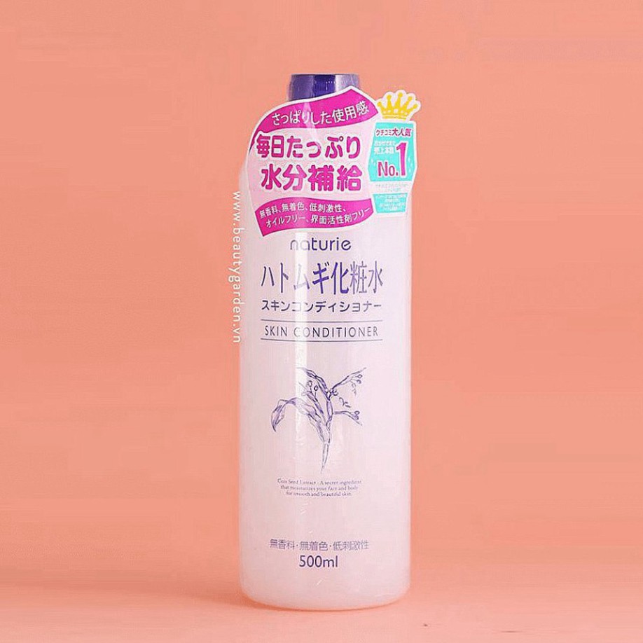 Lotion dưỡng ẩm Naturie Hatomugi Skin Conditioner Chai 500ml HD