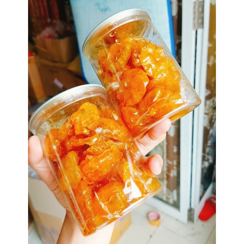 Mứt Tắc Sấy Muối Ớt -  Lon 500GRAM