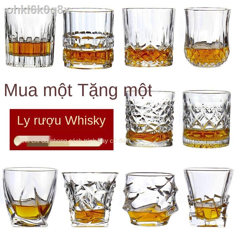 ❉ ℡ ☏Pha lê thủy tinh rượu whisky ngoại vang đỏ cocktail ly nước trái cây không chì