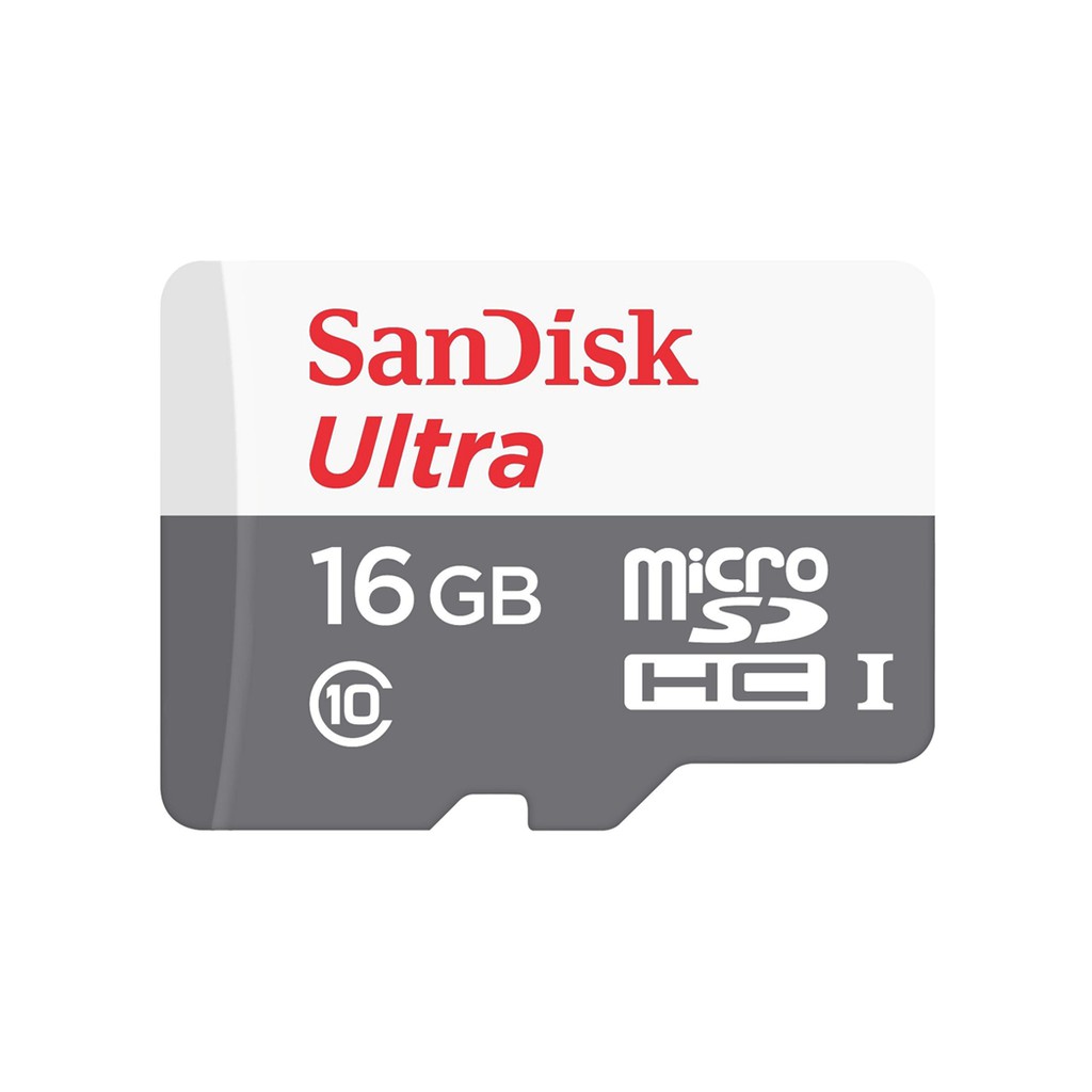 Thẻ nhớ micro SDHC Sandisk 16GB upto 80MB/s 533X Ultra UHS-I tặng đầu đọc thẻ