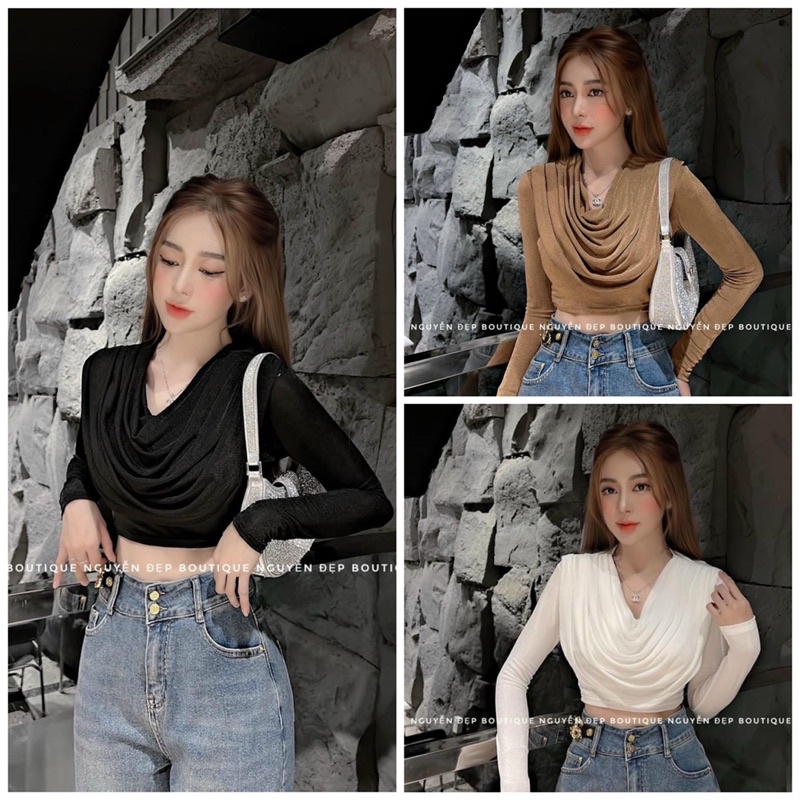 Áo thun tay dài cổ đổ cao cấp - uk alohashop91