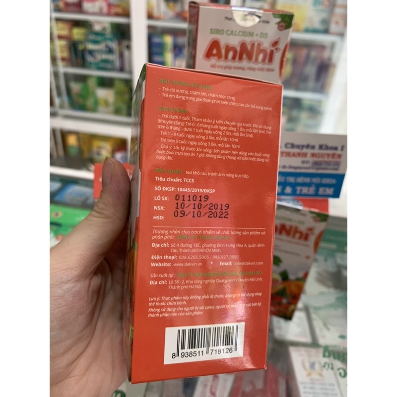 ✅(chính hãng) SIRO AN NHI calci K2 D3 từ sơ sinh | Thế Giới Skin Care