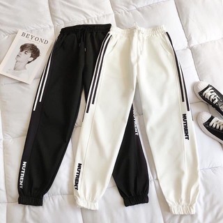 Quần Jogger Nữ Phối Chữ Chất Thun Ngoại Thời Trang Hot Trend