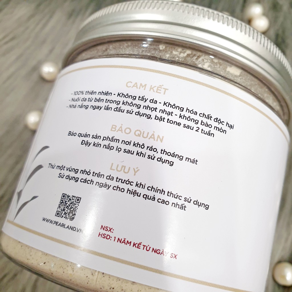 Tắm trắng Ngọc trai 15 loại thảo dược PearLand (5 lần tắm) - 100% thiên nhiên không hoá chất - Cam kết trắng [handmade] | BigBuy360 - bigbuy360.vn