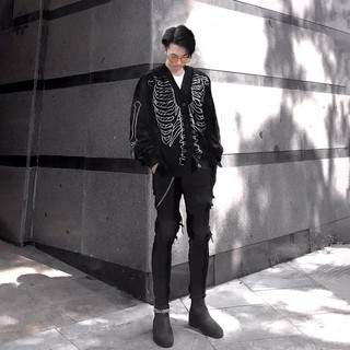 Áo khoác Torso Cardigan đen