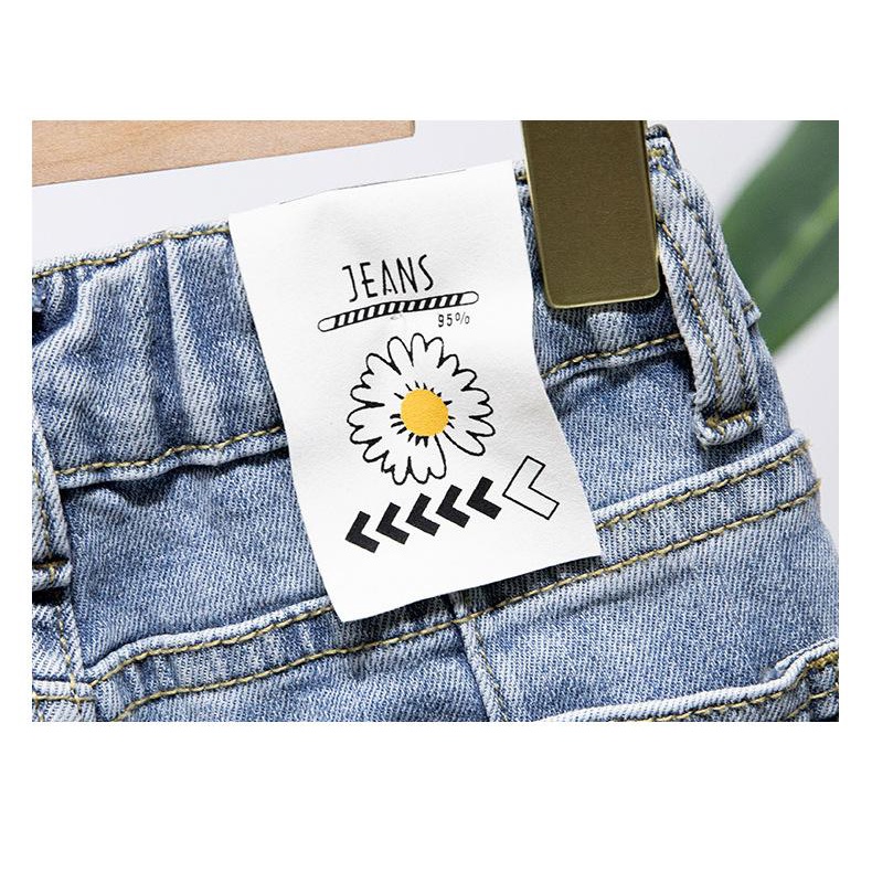 Quần jeans lửng bé gái hàng quảng châu chất xịn đẹp Shushibaby