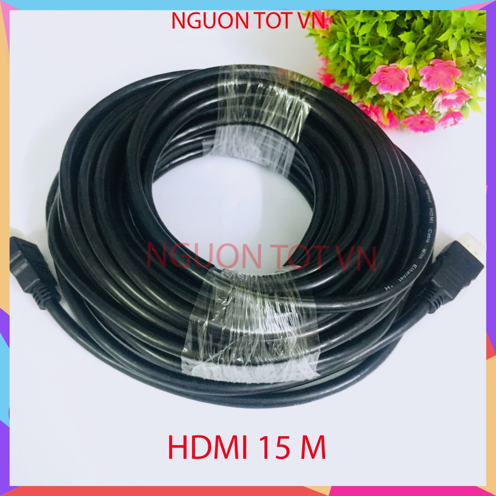 [Combo HDMI 1,5m-15m] Dây Cáp HDMI tròn loại tốt chuẩn hình ảnh 2k, 3D, Untra HD.
