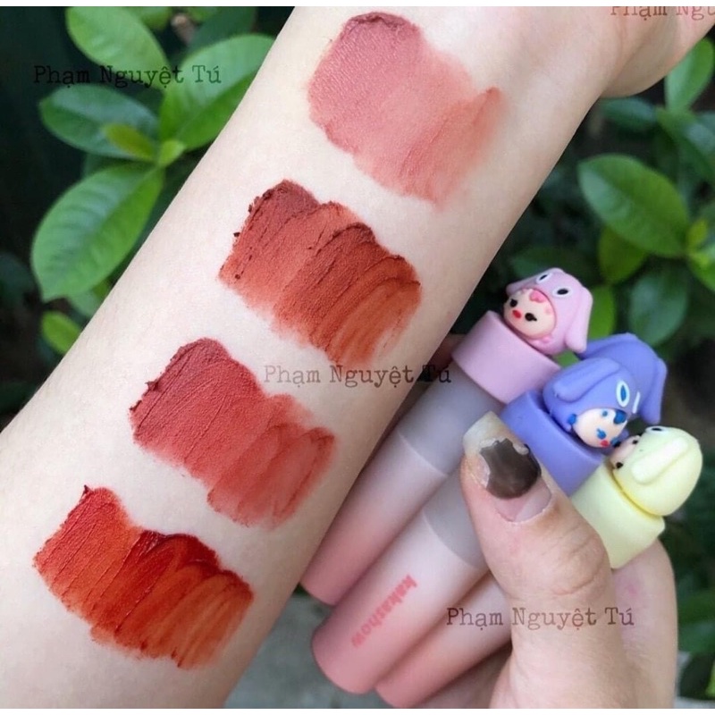 Son kem kakashow nắp búp bê đáng yêu nhẹ nhàng lên màu trẻ trung