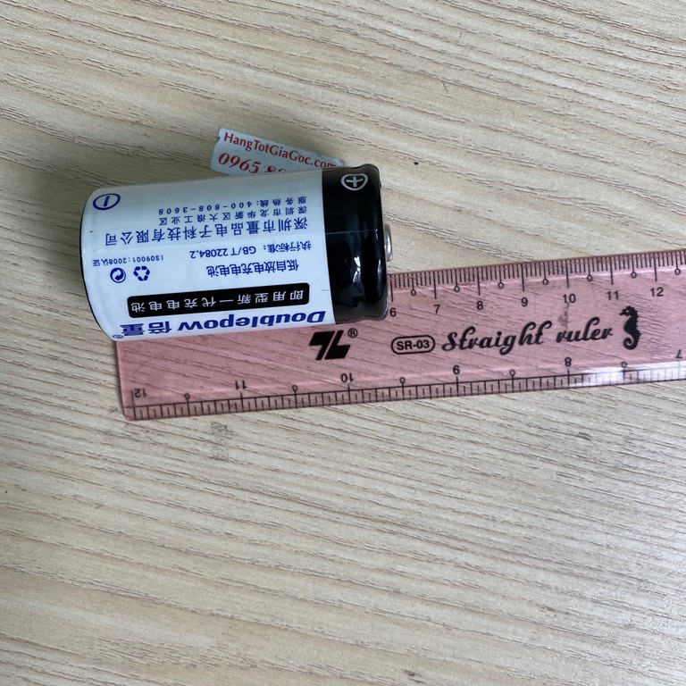 Pin đại sạc được Dowblepow 5500mAh cao cấp, dùng cho bếp ga, đèn pin, đài cassette