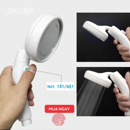 [MUA 1 TẶNG 1]Vòi sen tắm tăng áp nước 2 mặt Nhật Bản cao cấp có mặt phun sương massage cơ thể