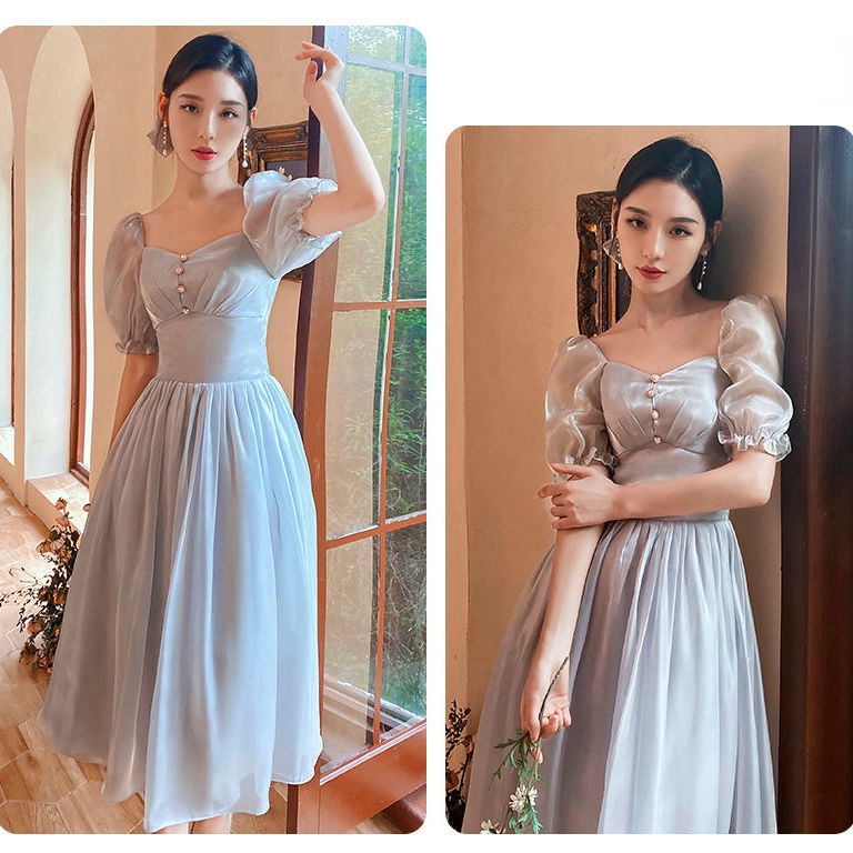 Đầm Phù Dâu Dáng Ôm Thiết Kế Mới Trẻ Trung Xinh Xắn
