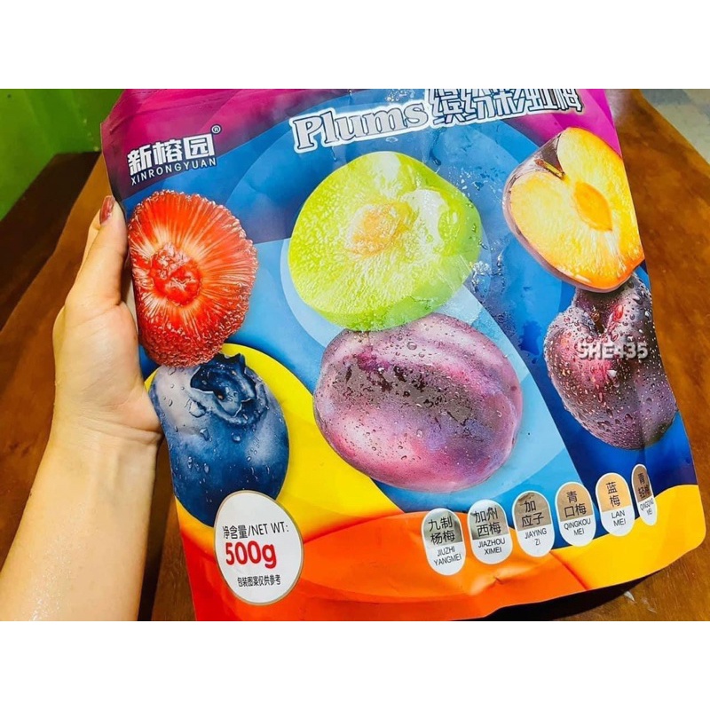 Kẹo ô mai Colorful Plum MIX 5 vị FREESHIP  Gói 408g Siêu HOT HIT