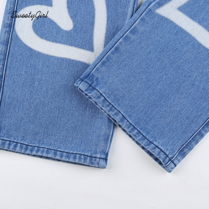 Quần Jeans Nữ Dài Lưng Cao Cá Tính