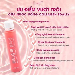 NƯỚC UỐNG COLLAGEN THỦY PHÂN EDALLY - NƯỚC UỐNG COLLAGEN EDALLY ngăn ngừa lão hóa - làm đẹp da [chính hãng hàn quốc ]