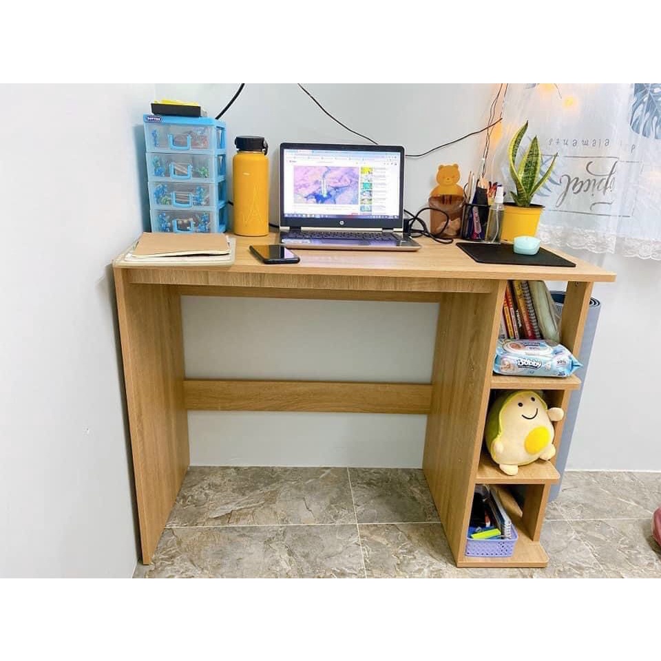Bàn học, Bàn Làm Việc Kết Hợp KỆ SÁCH 1M