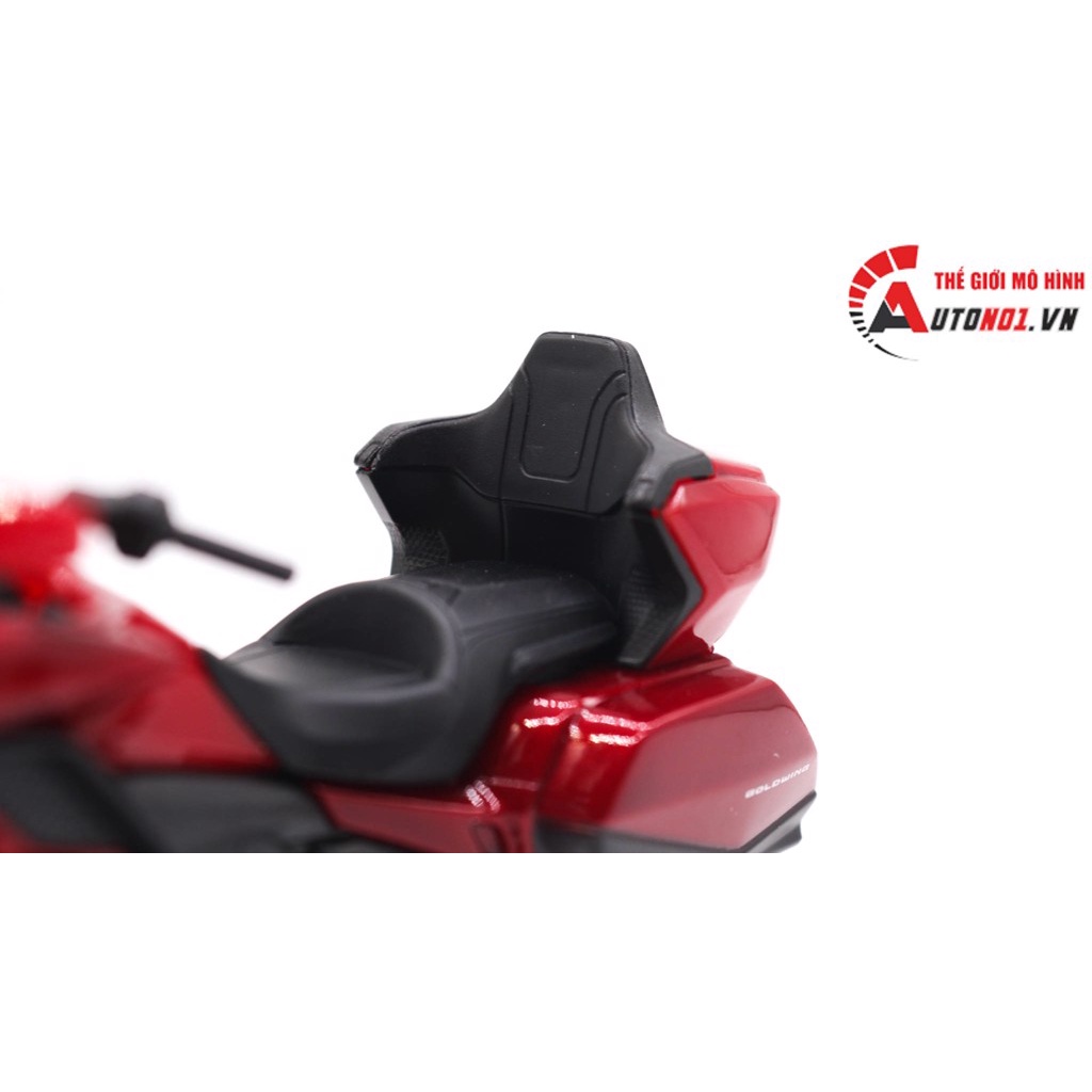 MÔ HÌNH XE HONDA GOLDWING 2020 RED 1:18 WELLY 3543