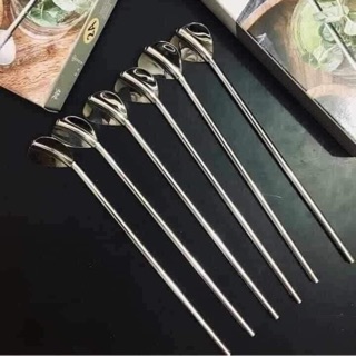 Ống hút inox kiêm thìa 2 in 1 WMF MADE IN GERMANY