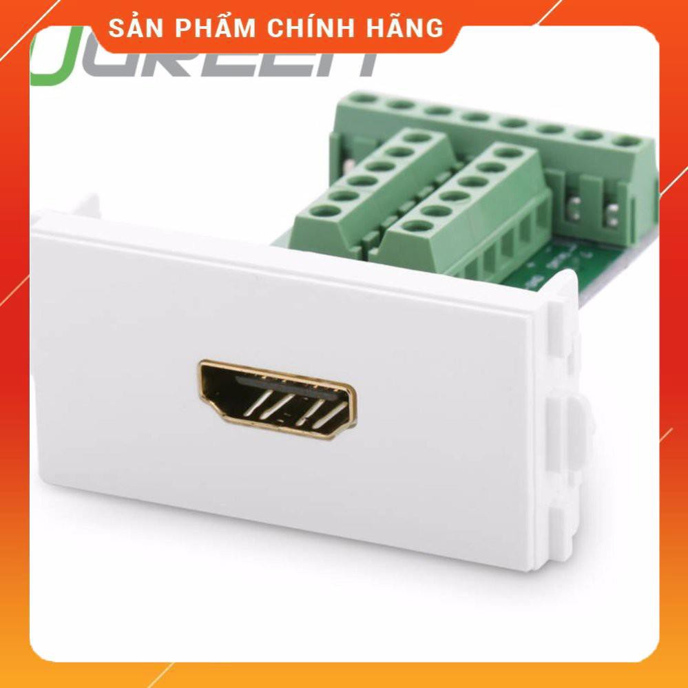 Nhân HDMI 1.4 lắp mặt ốp tường cao cấp không cần hàn UGREEN 20315 dailyphukien