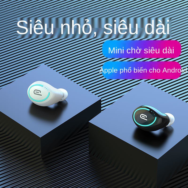 Tai Nghe Bluetooth Không Dây Mini, Tai Dài Dự PhòngOPPOHuaweiVIVOApple Xiaomi Android Tai Nghe Đa Năng