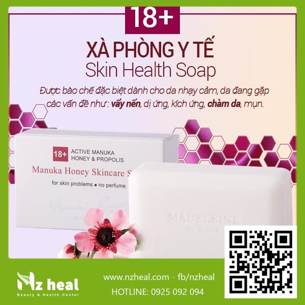 [Hỏa tốc] Xà Phòng Mật Ong Manuka 18 Skin Health Madeleine Ritchie 125g