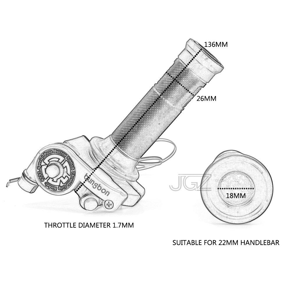 Công Tắc Đánh Lửa 7 / 8 "22Mm Cho Xe Mô Tô