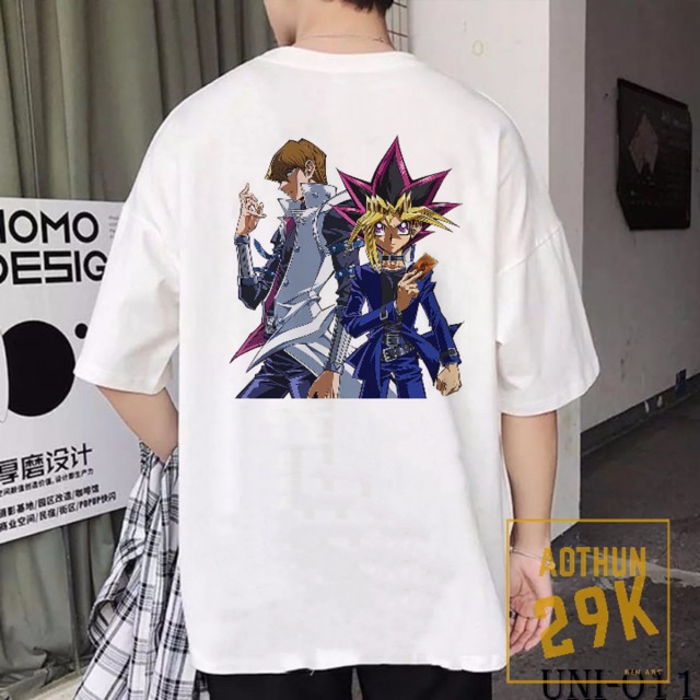 ALBUM 775 - ÁO THUN UNISEX TAY LỠ FREESIZE YUGIOH VUA TRÒ CHƠI