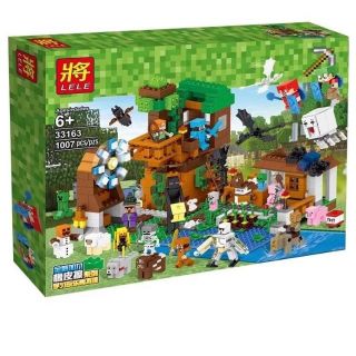 FREESHIP ĐƠN 99K_Lắp ráp lego my world 33163 - Nhà máy nông trại