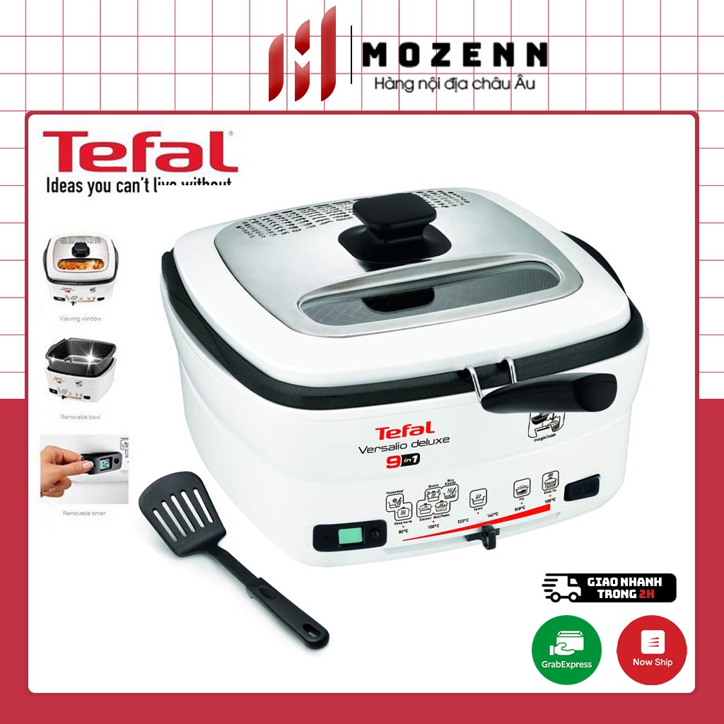 Nồi lẩu và chiên ngập dầu đa năng Tefal FR4950 2in1 [nhập Đức chính hãng]