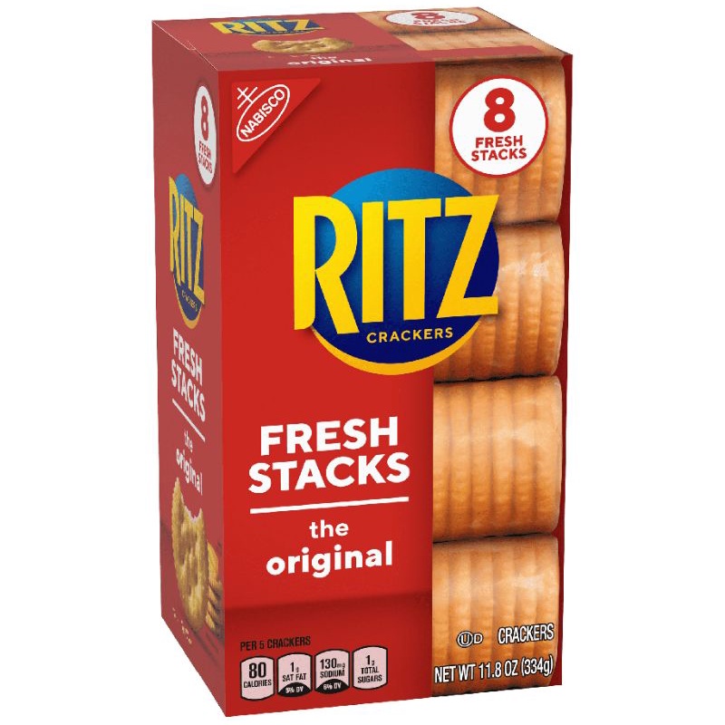 Bánh Ritz Cracker Original 8 Fresh Stacks Hộp 334g